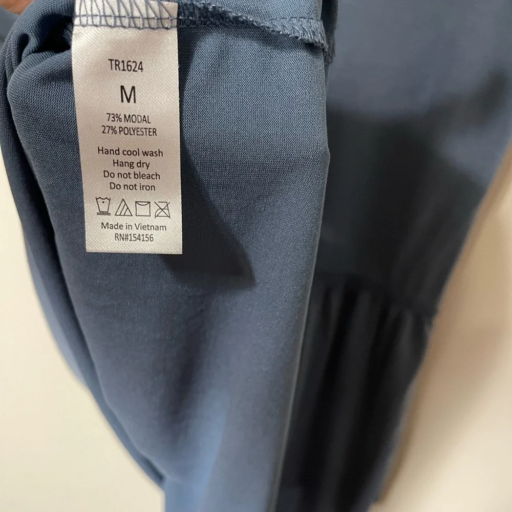 Mote NWOT Short Sleeve Hi-Low Peplum Blouse - Picture 8 of 8